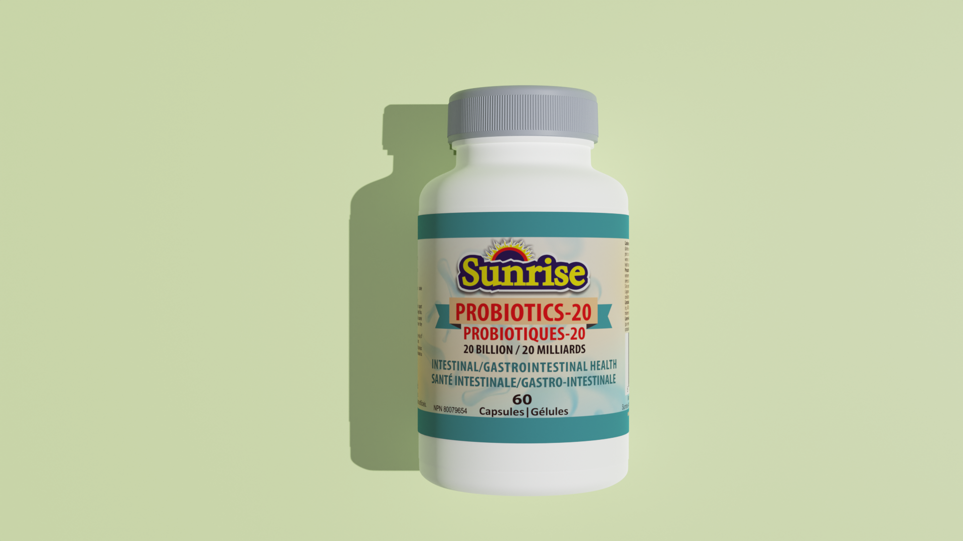 Sunrise Probiotics – 20 Billion cfu – Capsules